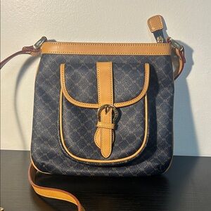 Rioni Stylish Blue and Tan Women's Bag